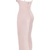 Charmaine Blush Pink Korsetts-Maxikleid Charmaine Blush Pink Korsetts-Maxikleid