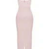 Charmaine Blush Pink Korsetts-Maxikleid Charmaine Blush Pink Korsetts-Maxikleid
