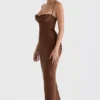 Charmaine Chocolate Korsetts-Maxikleid Charmaine Chocolate Korsetts-Maxikleid