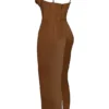 Charmaine Chocolate Korsetts-Maxikleid Charmaine Chocolate Korsetts-Maxikleid