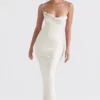 Charmaine Elfenbeinfarbenes Korsetts-Maxikleid Charmaine Elfenbeinfarbenes Korsetts-Maxikleid
