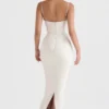 Charmaine Elfenbeinfarbenes Korsetts-Maxikleid Charmaine Elfenbeinfarbenes Korsetts-Maxikleid