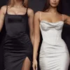 Charmaine Elfenbeinfarbenes Korsetts-Maxikleid Charmaine Elfenbeinfarbenes Korsetts-Maxikleid
