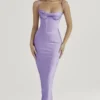 Charmaine Lavendel-Korsetts-Maxikleid Charmaine Lavendel-Korsetts-Maxikleid
