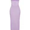 Charmaine Lavendel-Korsetts-Maxikleid Charmaine Lavendel-Korsetts-Maxikleid