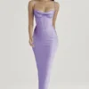 Charmaine Lavendel-Korsetts-Maxikleid Charmaine Lavendel-Korsetts-Maxikleid