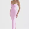 Charmaine Pink Korsetts-Maxikleid Charmaine Pink Korsetts-Maxikleid