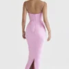 Charmaine Pink Korsetts-Maxikleid Charmaine Pink Korsetts-Maxikleid