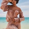 Chaya Haselnussfarbenes schulterfreies Kleid Chaya Haselnussfarbenes schulterfreies Kleid