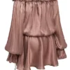 Chaya Haselnussfarbenes schulterfreies Kleid Chaya Haselnussfarbenes schulterfreies Kleid