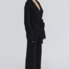 Chelsea Schwarze Kaschmir- und Wolle-Hose Chelsea Schwarze Kaschmir- und Wolle-Hose