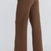 Chelsea Tan Kaschmir + Wolle Hose mit weitem Bein Chelsea Tan Kaschmir + Wolle Hose mit weitem Bein