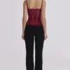 Chiara Schwarze Hose mit geradem Bein Chiara Schwarze Hose mit geradem Bein
