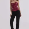 Chiara Schwarze Hose mit geradem Bein Chiara Schwarze Hose mit geradem Bein