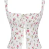 Chicca Rose Print Floral Oberteil Chicca Rose Print Floral Oberteil