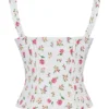 Chicca Rose Print Floral Oberteil Chicca Rose Print Floral Oberteil