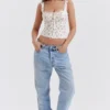 Chicca Rose Print Floral Oberteil Chicca Rose Print Floral Oberteil