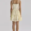 Chloe Lemon Mini-Kleid aus maßgefertigter Broderie-Anglaise-Spitze Chloe Lemon Mini-Kleid aus maßgefertigter Broderie-Anglaise-Spitze