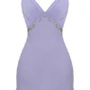 Christa – Besticktes Minikleid in Lavendel Christa – Besticktes Minikleid in Lavendel