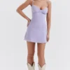 Christiana Lavendel-Minikleid Christiana Lavendel-Minikleid