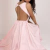 Cindy Ballerina Pink Twill Midi-Sommerkleid Cindy Ballerina Pink Twill Midi-Sommerkleid