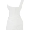 Clementine Weißes Minikleid mit Cut-outs Clementine Weißes Minikleid mit Cut-outs