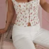 Cleo-Hose aus Leinenmischung in Elfenbein Cleo-Hose aus Leinenmischung in Elfenbein