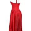 Coquette Scarlet Neckholder-Midi-Kleider Coquette Scarlet Neckholder-Midi-Kleider