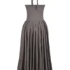 Coquette Smoke Neckholder-Midi-Kleider Coquette Smoke Neckholder-Midi-Kleider