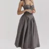 Coquette Smoke Neckholder-Midi-Kleider Coquette Smoke Neckholder-Midi-Kleider
