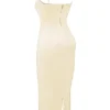 Costanza Vintage Cremefarbenes Maxikleid Costanza Vintage Cremefarbenes Maxikleid
