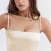 Costanza Vintage Cremefarbenes Maxikleid Costanza Vintage Cremefarbenes Maxikleid
