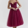 Countess Cabernet Tüll-Midi-Kleid Countess Cabernet Tüll-Midi-Kleid