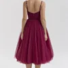 Countess Cabernet Tüll-Midi-Kleid Countess Cabernet Tüll-Midi-Kleid