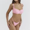 Côte d’Azur Blossom String-Bikinioberteil und Unterteil Côte d’Azur Blossom String-Bikinioberteil und Unterteil
