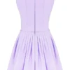 Cupid Orchid Plissee-Mini-Kleid aus Baumwolle Cupid Orchid Plissee-Mini-Kleid aus Baumwolle