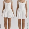 Cupid Weißes Plissee-Minikleid Cupid Weißes Plissee-Minikleid