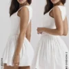 Cupid Weißes Plissee-Minikleid Cupid Weißes Plissee-Minikleid