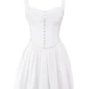 Cupid Weißes Plissee-Minikleid Cupid Weißes Plissee-Minikleid