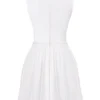 Cupid Weißes Plissee-Minikleid Cupid Weißes Plissee-Minikleid