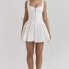Cupid Weißes Plissee-Minikleid Cupid Weißes Plissee-Minikleid