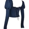 Dana Navy Korsett mit Puffärmeln Dana Navy Korsett mit Puffärmeln