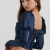 Dana Navy Korsett mit Puffärmeln Dana Navy Korsett mit Puffärmeln