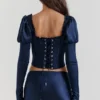 Dana Navy Korsett mit Puffärmeln Dana Navy Korsett mit Puffärmeln