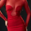 Darcy Scarlet Plunge Midi-Kleid Darcy Scarlet Plunge Midi-Kleid