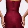 Das Body Ruby Bandage Minikleid Das Body Ruby Bandage Minikleid