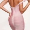 Das OG Baby Pink Bandage Minikleid Das OG Baby Pink Bandage Minikleid