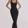 Das OG Black Bandage Maxi Kleid Das OG Black Bandage Maxi Kleid