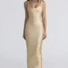 Das OG Gold Bandage Maxikleid Das OG Gold Bandage Maxikleid