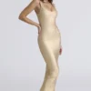 Das OG Gold Bandage Maxikleid Das OG Gold Bandage Maxikleid